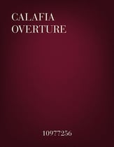 Calafia Overture Concert Band sheet music cover